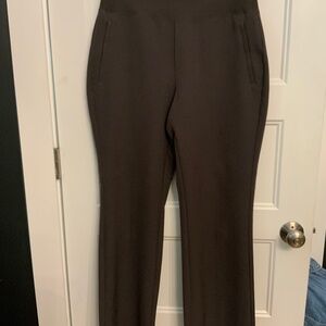 Brown slacks from Athleta